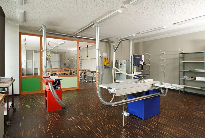 Maschinenraum Mittelschule Bayern